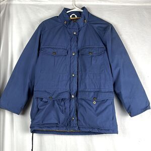 Vintage 1980's Eddie Bauer Goose Down Blue Puffer Jacket